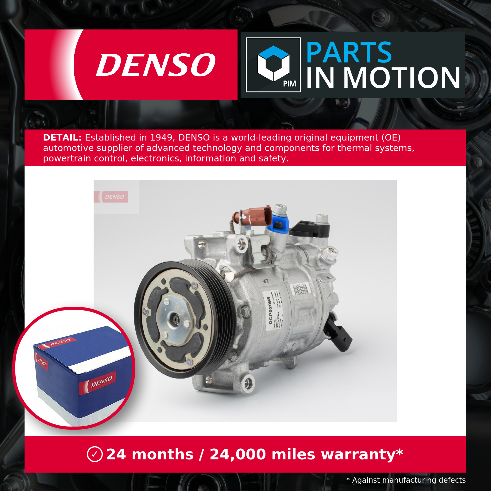 Fits DENSO-KLIMATYZACJA DCP02098 AC COMPRESSOR ⭐UK Stock⭐ - Image 7
