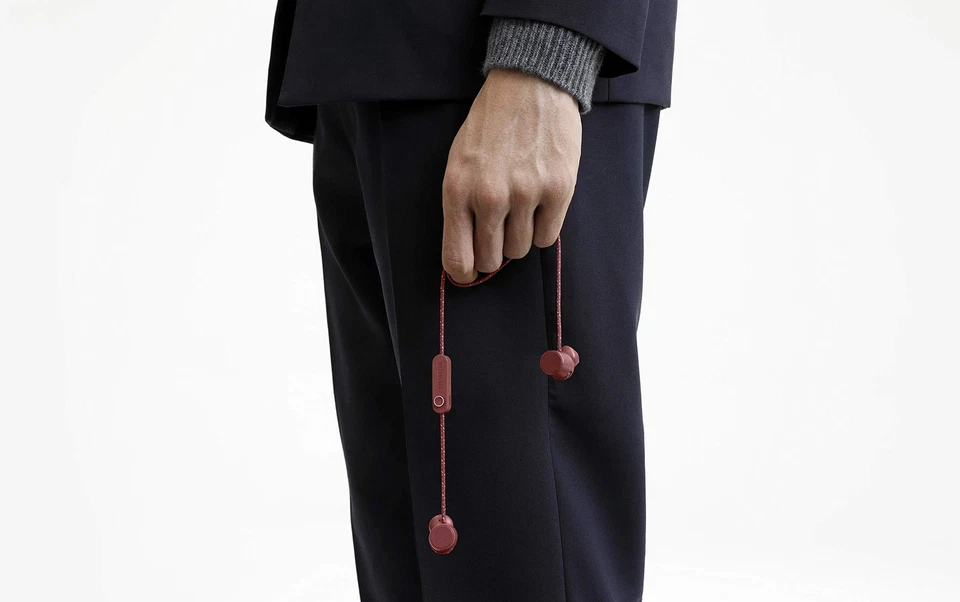 Auriculares intrauditivos inalámbricos Bluetooth Jakan, rojo morera (04092178) Foto 4 de 4