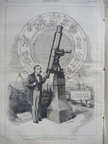 1881 Harper's Weekly Journal Magazine May 28, New York Water Supply, Thomas Nast - Bild 4 von 7