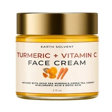 Turmeric Vitamin C Face Cream Glow Boosting Moisturizer Skin Repairing Antiaging