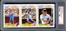 1986 Drake's Baseball Hand Cut Panel Gibson Boggs Schmidt PSA 5