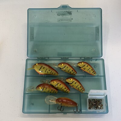 Leurre De Pêche Vintage Rebel Minnow Floater - F403-SW Bleu - 1960s - Neuf
