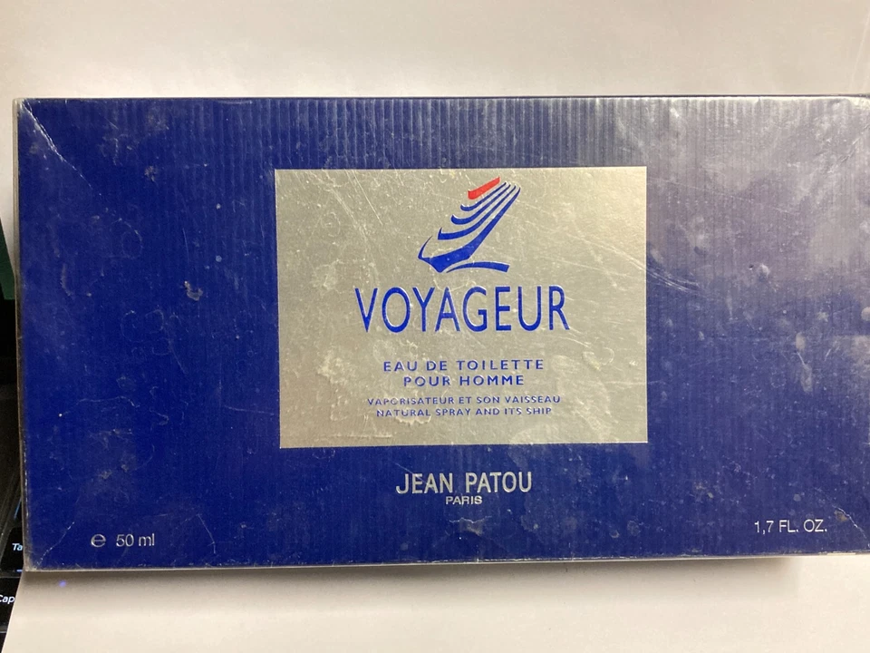 Jean Patou Voyageur Eau de Toilette para Hombre ML 50 Spray De Colección Raro De Colección Foto 3 de 3