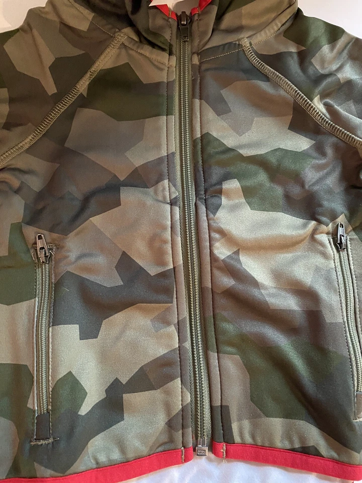 Chaqueta Abrigo Hanna Andersson Niños Ligero Camuflaje Atlético Talla 85 2T Foto 3 de 4