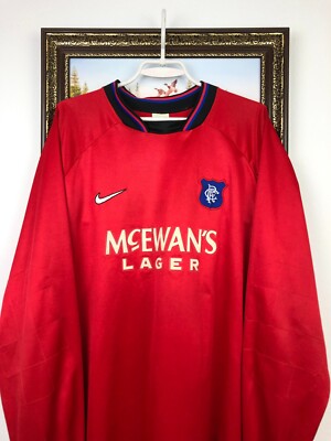 Rangers Goalkeeper football shirt 1997 Soccer Nike Jersey Klos