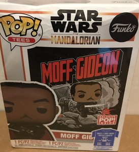 â¡ï¸Funko Pop Tees Star Wars The Mandalorian Moff Gideon GITD Target 2XL XXL â¡ï¸ | eBay