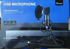 USB CONDENSOR MIC KIT WITH STAND  POP FILTER SDS  