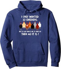 Funny Chicken Gifts Poultry Chickens Farmer Unisex Hooded Sweatshirt