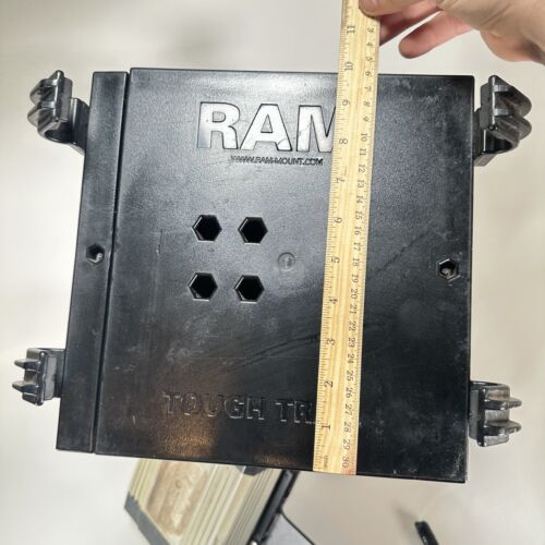 RAM Tough Tray Custom Laptop Mount w Base & Power, 08 Crown Victoria Police Car - Bild 4 von 18