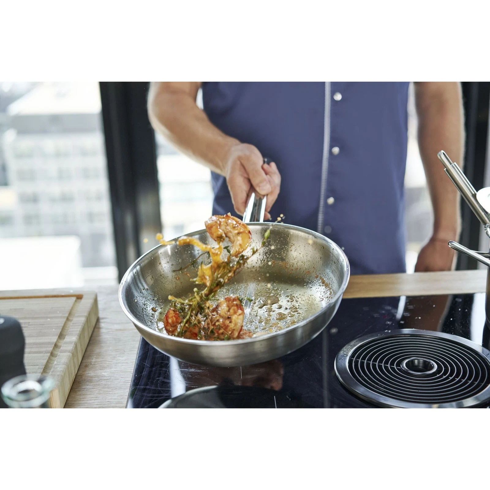 ZWILLING Pro Bratpfanne 20 cm, 18/10 Edelstahl, Silber Geeignet für alle Herdart - Bild 6 von 7