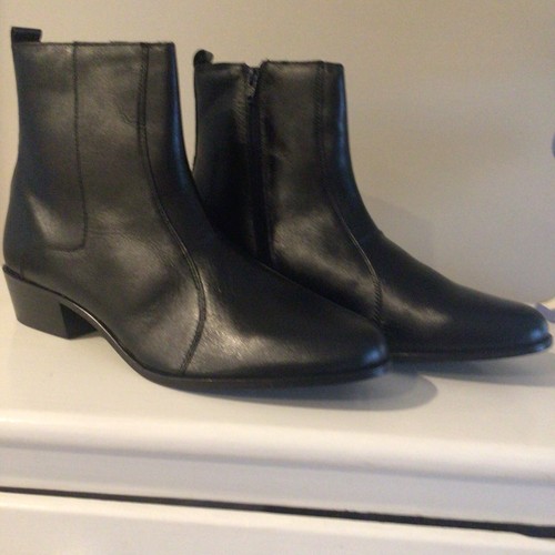 Stacy Adams Santos Black Leather Dress Boot Size 13 New no box