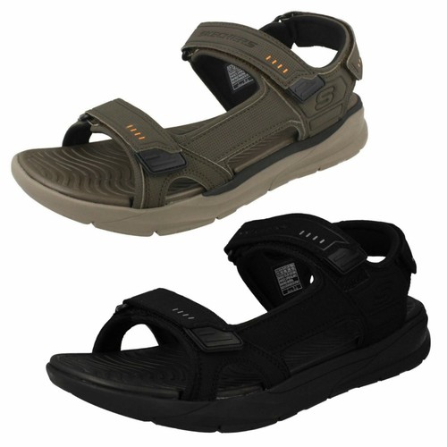 skechers relaxed fit memory foam sandals
