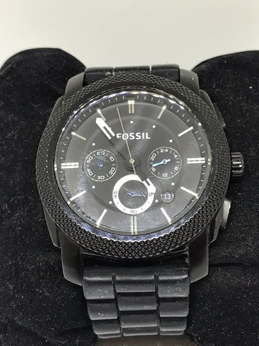 Fossil Machine Chronograph Black Dial 