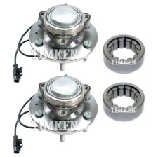 Front and Rear Wheel Bearings & Hubs Kit Timken For Avalanche Escalade RWD