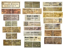 V110 Old Vintage Antique Violin Fiddle Maker Set of 22 Labels NICE!