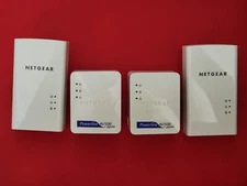 Netgear 2 Powerline 1200 + 2 Powerline AV500 Wifi Extenders