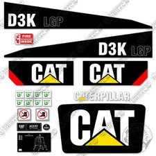 Fits Caterpillar D3k Lgp Decal Kit Dozer Safety Decals Warning Stickers Crawler