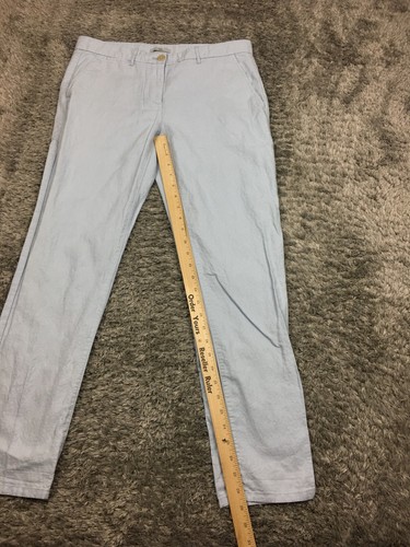 Gap Chino Pants Womens Size 4 Blue Light Twill Skinny - Picture 7 of 11