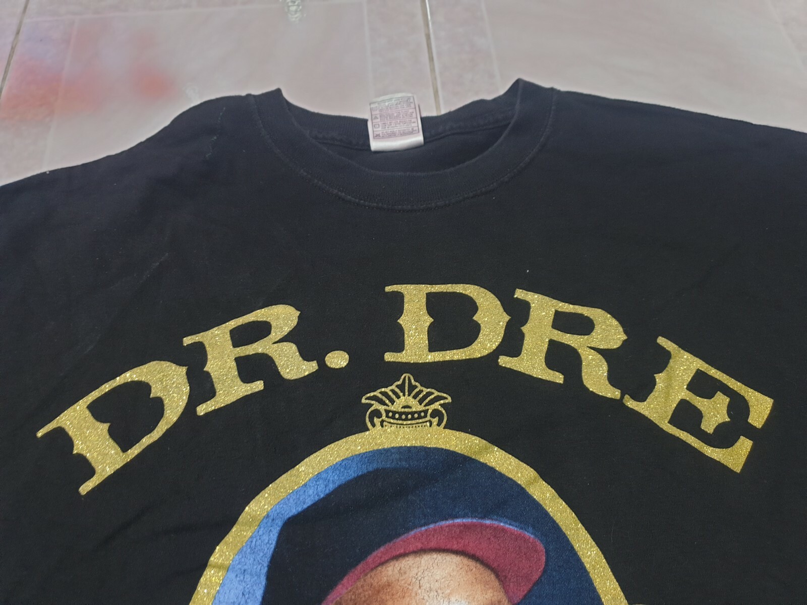 FILA T shirt Dr. Dre The Chronic Death Row Records 2005 taglia XL maglietta rap hip hop XL