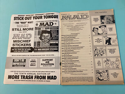 Vintage MAD MAGAZINE Issue # 114 October 1967 Jester cover