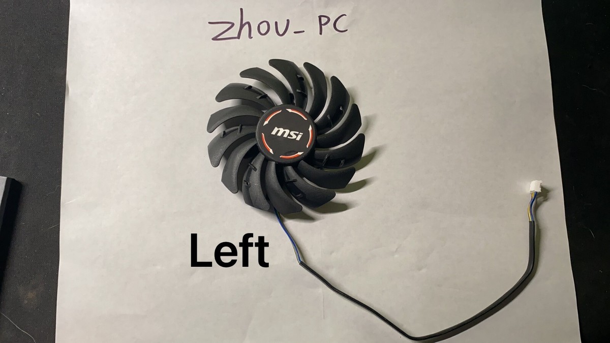 GPU Replacement Cooling Fan For MSI RTX 2070 SUPER 2080 2080Ti
