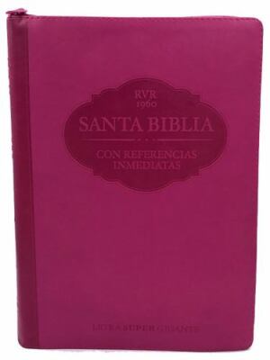 Biblia Reina-Valera 1960 Letra Super Gigante Con Referencias Inmediatas