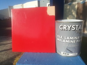 1 litre Tile Paint Red | eBay