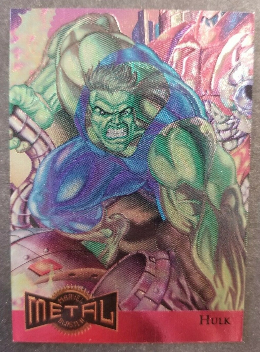 1995 MARVEL METAL BLASTERHULK LTD EDITION INSERT 5 OF 18 | eBay