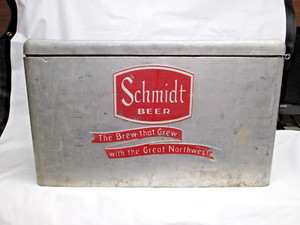 Vintage Schmidt Aluminum Beer Cooler