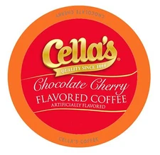 Cella's Chocolate Cherry Flavored Coffee Compatible With 2.0 Keurig K Cup Bre...