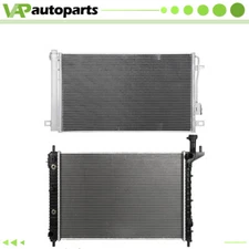 For Buick Enclave Chevrolet Traverse Radiator & Condenser Cooling Assembly