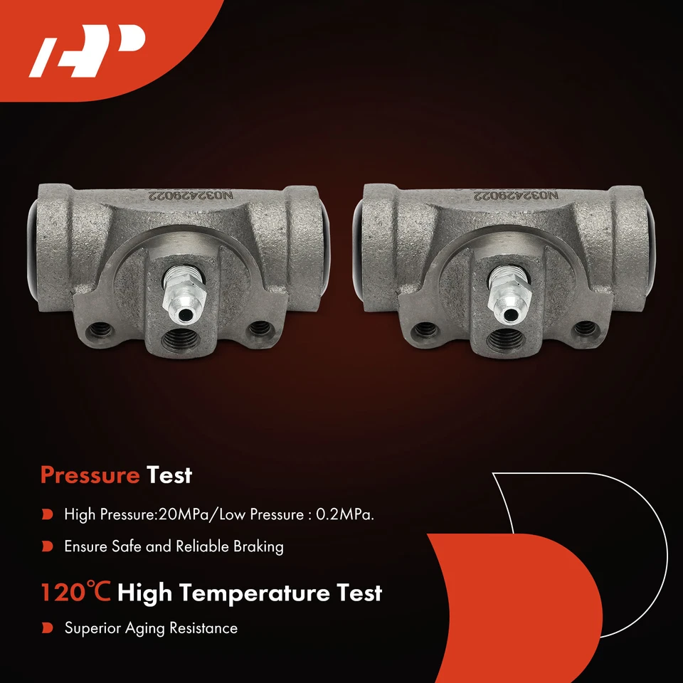 2x Cilindros de rueda de freno laterales traseros para Chevy Monza 1975 Buick Skyhawk Pontiac Foto 4 de 4