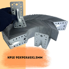 Corner Brackets for Wood - Heavy Duty Steel Corner Brackets KP1E 90x90x65x1.5mm