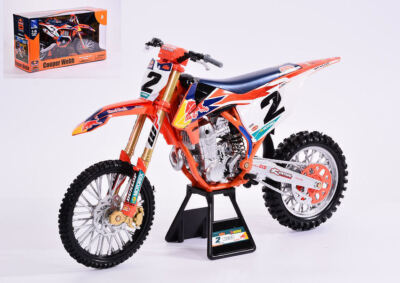 NEW RAY 1/6 MOTO CROSS RED BULL KTM 450 SX F 2 COOPER WEBB 2019 MODELLINO