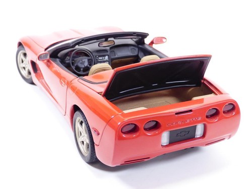 OCCASION en boite CHEVROLET CORVETTE C5 cabriolet rouge Magnétic 1/18 2000 - Foto 4 di 6