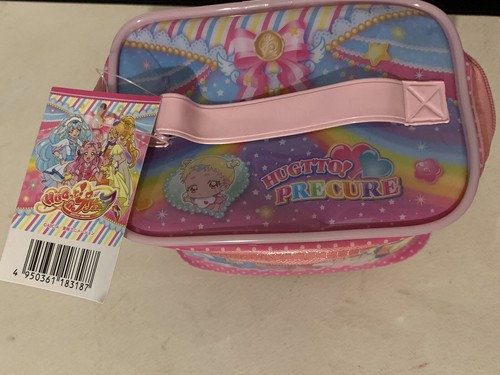 Hugtto! Precure Pretty Cure ( Glitter Force) Kawaii Pink Small Case NWT Japan - Picture 2 of 7