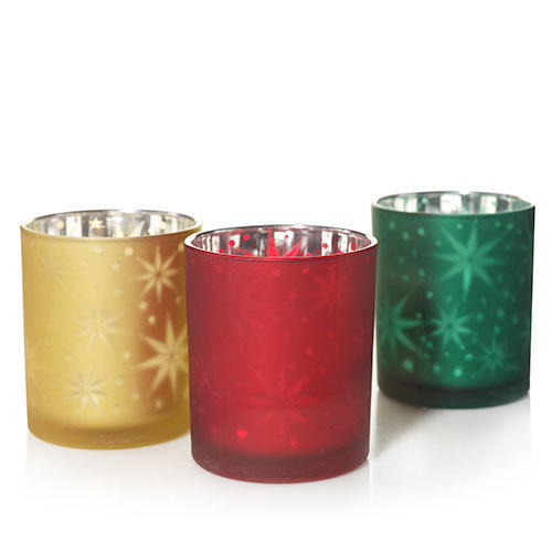 Set Of 3 With Candle New Years Eve