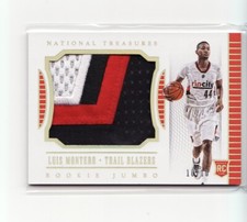Luis Montero  2015-16 National Treasures Rookie Jumbo Patch RC #10/10
