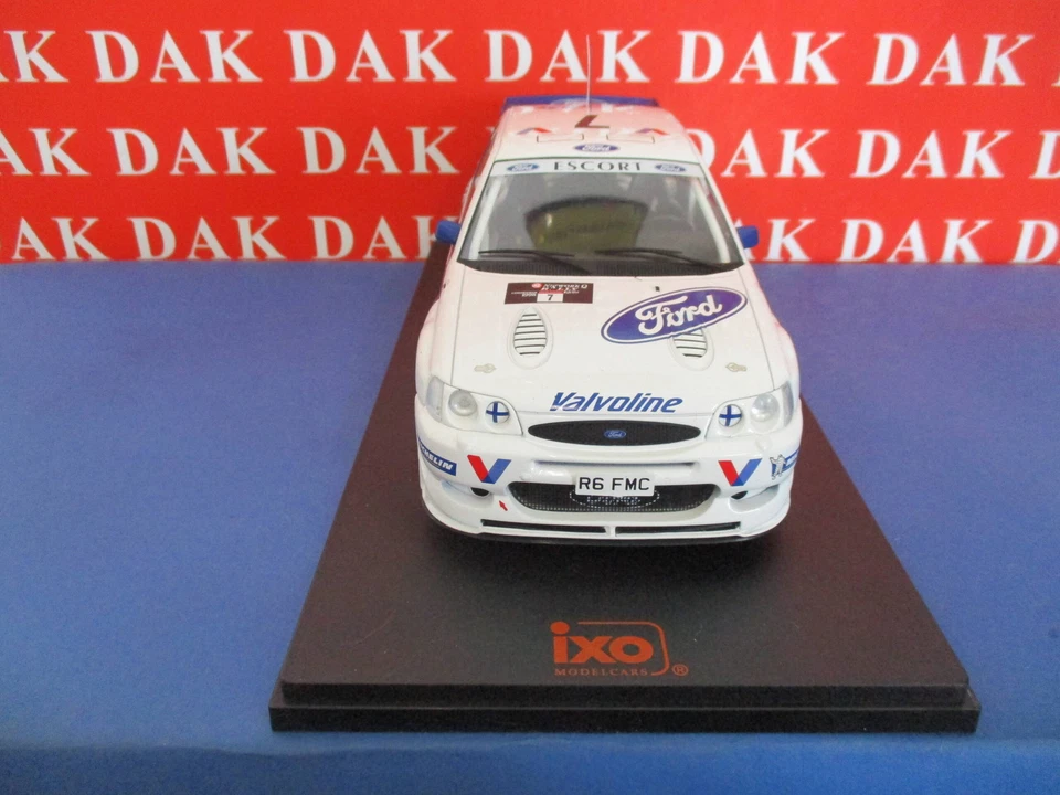 Die cast 1/18 Modellino Auto Ford Escort WRC Rally RAC 1998 J. Kankkunen - Immagine 3 di 4