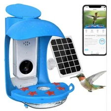 BirdDock Smart Solar Powered Bird Feeder with Camera (Reg.$210)