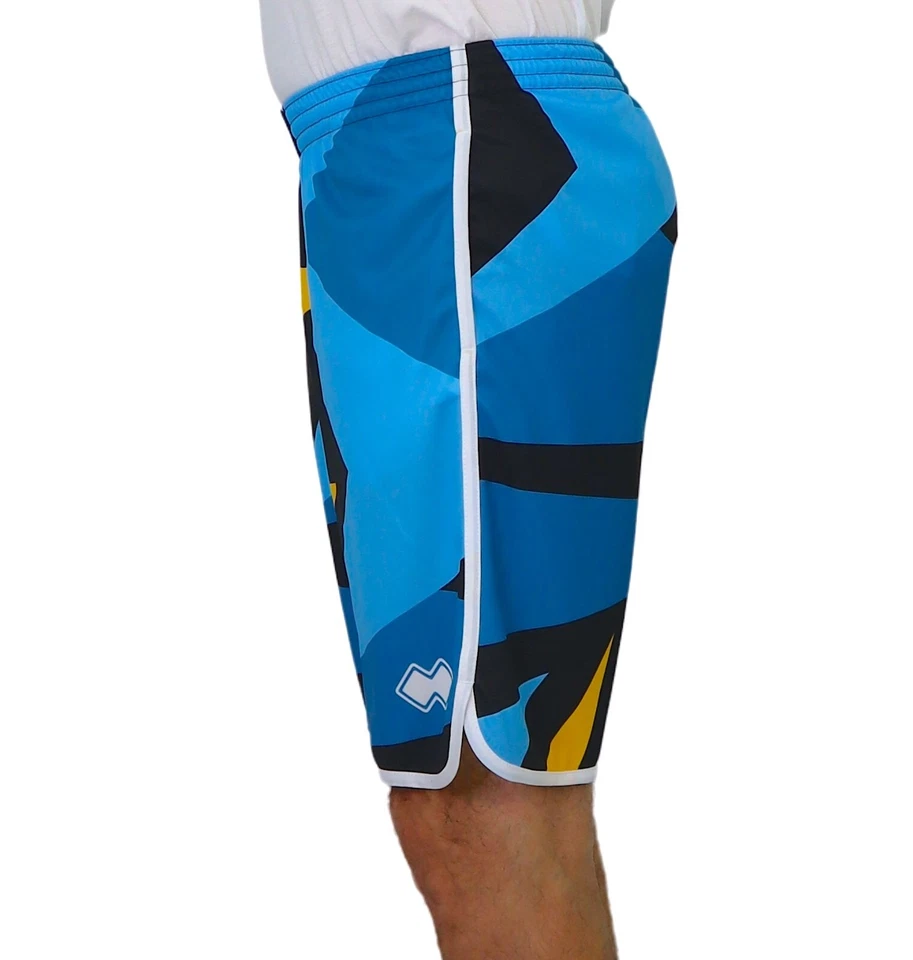 ERREA' REPUBLIC bermuda uomo short GRAPHIC R29P0W0Z59760 NERO CIANO estate 2024 - Imagen 3 de 3