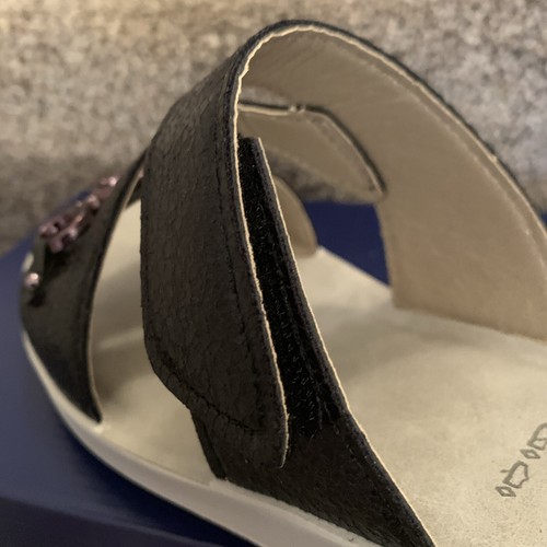 Inblu Womens Wedge Sandals Slip On UK Size 6 - Colour Black - NWB - Picture 6 of 10