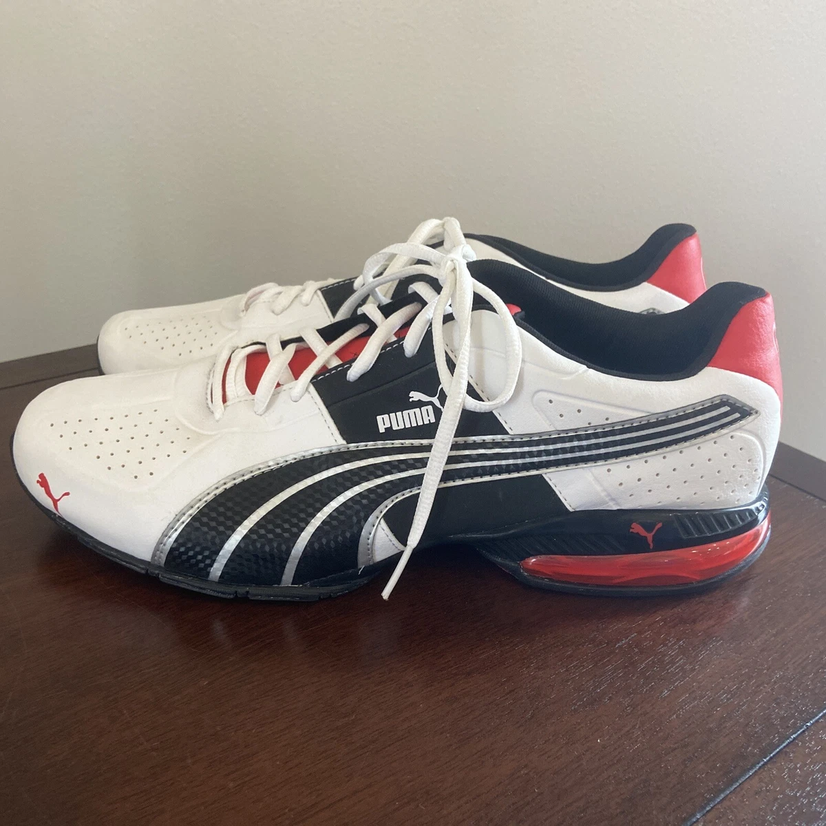 Puma Mens Cell Surin Mens White Casual Shoes Sneakers EUC 186452