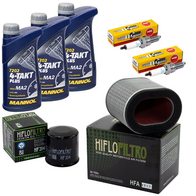 Wartung Set für Honda NT 700 Deauville 06-16 Öl 3L Luftfilter Ölfilter Zündkerze