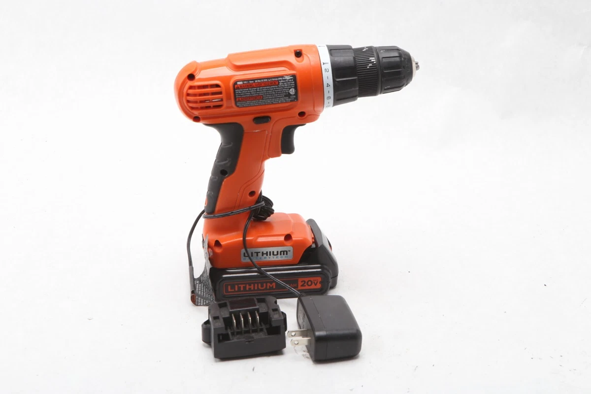 BLACK+DECKER LD120 20V MAX* POWERECONNECT Cordless Drill/Driver - O11