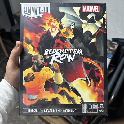 Unmatched Marvel REDEMPTION ROW Luke Cage vs Ghost Rider vs Moon Knight Game