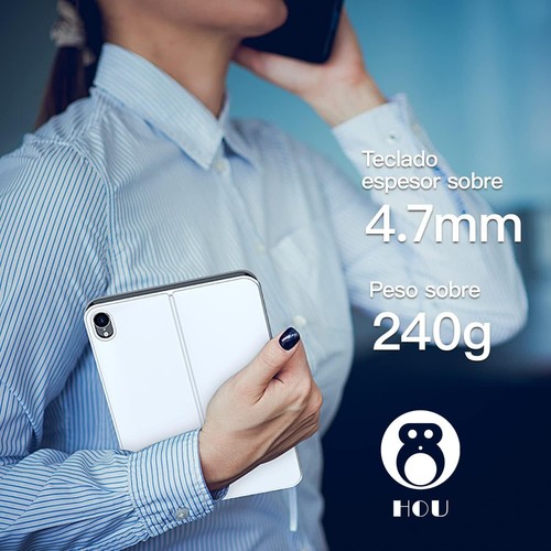 Tastatur Hülle für iPad mini 6/7 8.3 QWERTZ Ultra Slim Wireless Nur 210g Magn... - Afbeelding 4 van 7