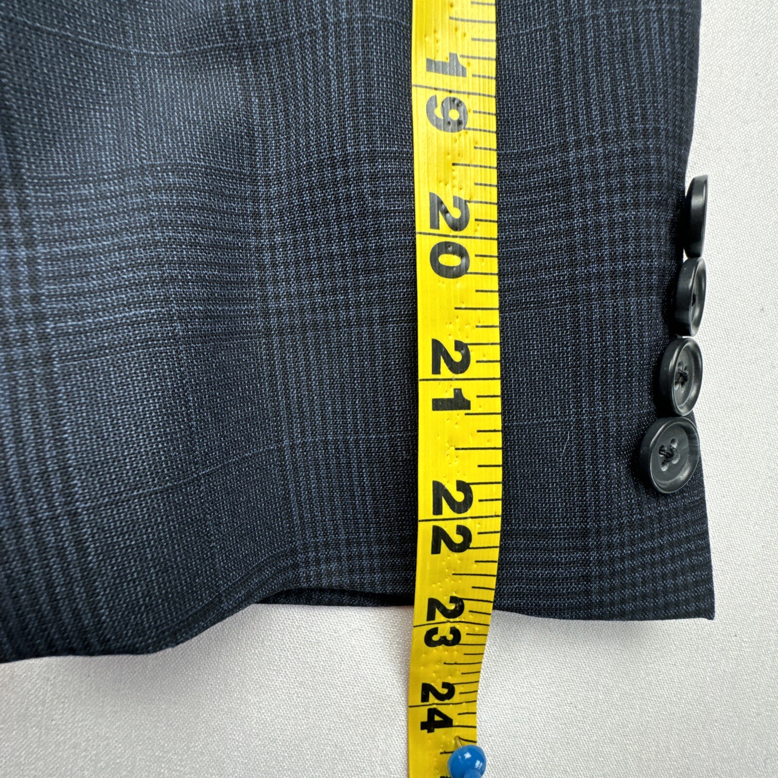 Brooks Brothers 1818 Regent Lanificio di Tollegno Blue Wool Blazer Jacket Sz 41R thumbnail 9