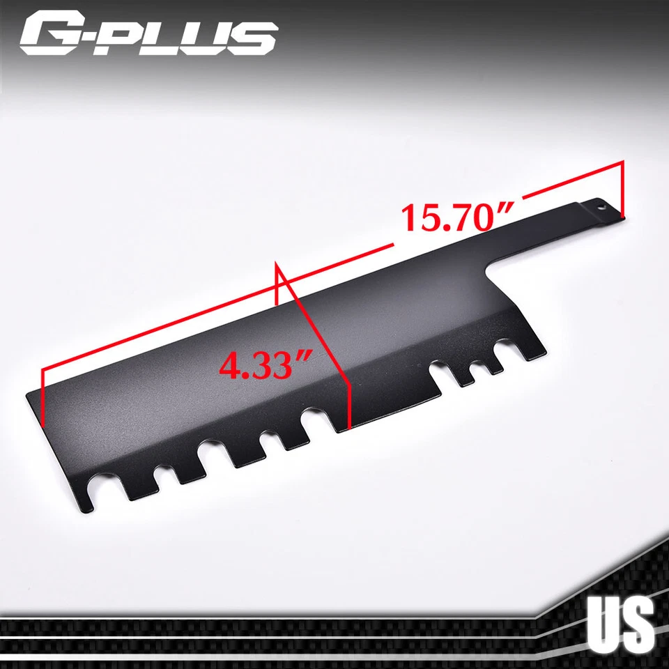 Fit For 15-18 Subaru WRX & STI 4-Door Radiator Shroud Cooling Plate Kit Black Foto 4 de 4