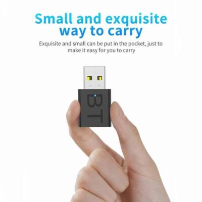 2 in1 USB Bluetooth 5.0 Transmitter Receiver AUX Audio For TV/PC/Ca. X5Y6 A M4I2